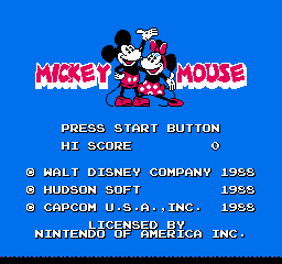 Mickey Mousecapade screenshot 3 for NES